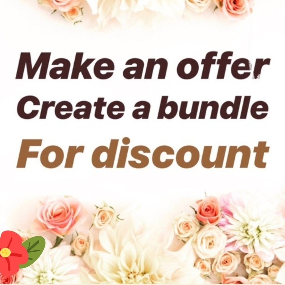 Floral Discount Offer Sign